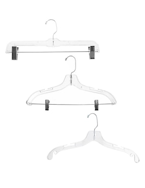 Imagen de producto Conjunto look ganchos clear